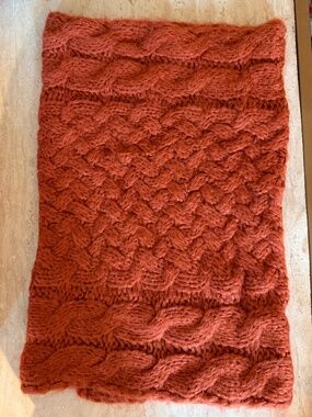 Barbour Burnt Orange Scarf